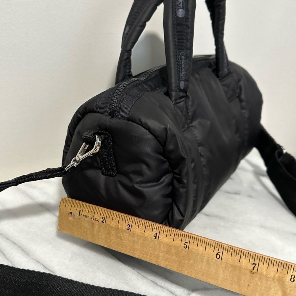 LeSpotsac Black Quilted Handbag crossbody rare - Picture 10 of 13